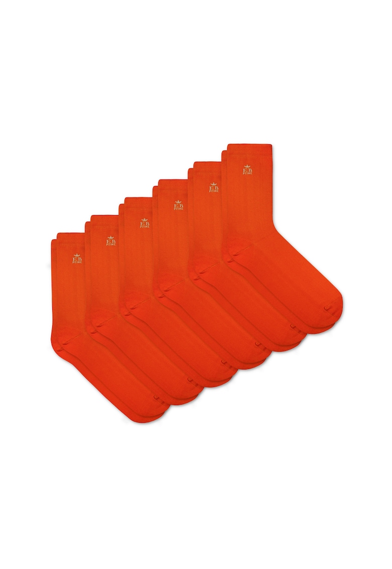 Set 6 perechi - Sosete din bumbac pieptanat -  fara cusatura - respirabile si confortabile