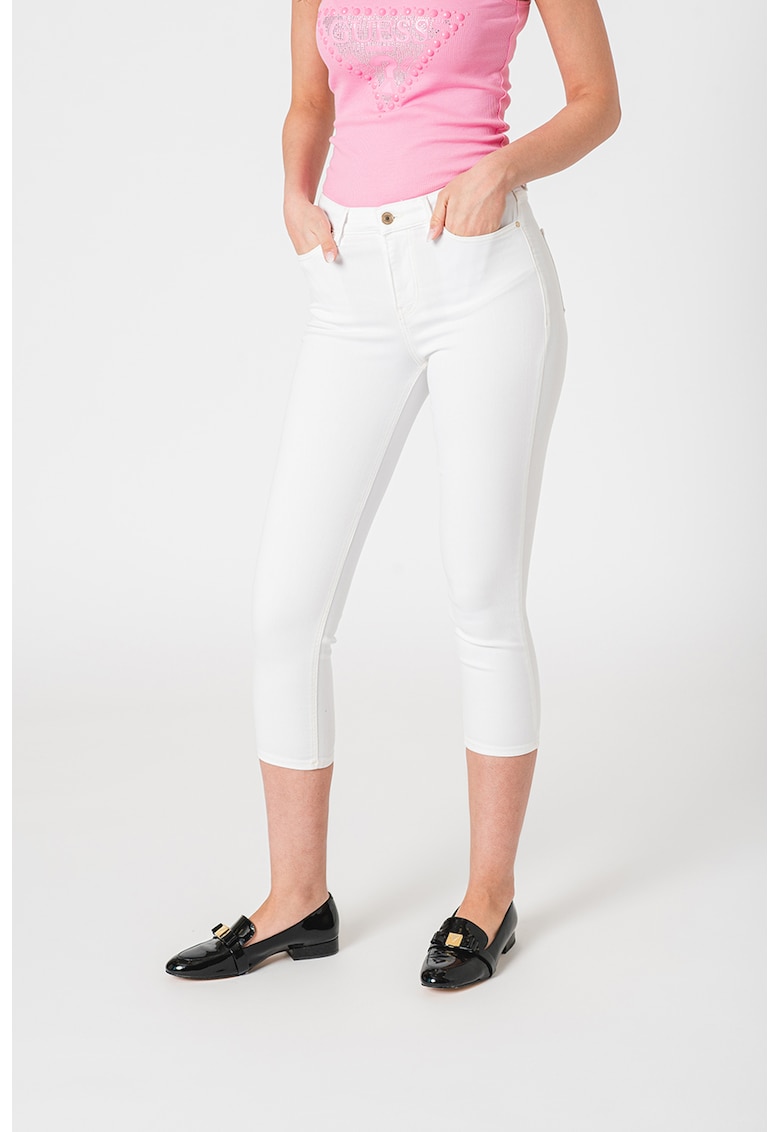 Blugi capri cu 5 buzunare