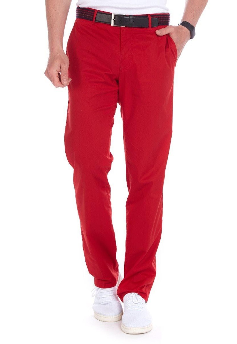 Pantaloni barbati - Eton 5516 - rosu - - Rosu
