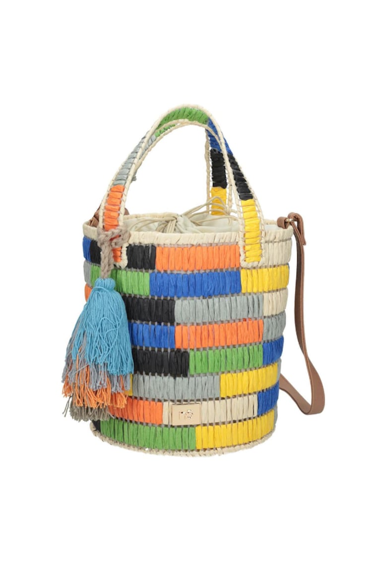 Geanta de mana - NBAG-XK0270-CM02 - Plastic - Multicolor