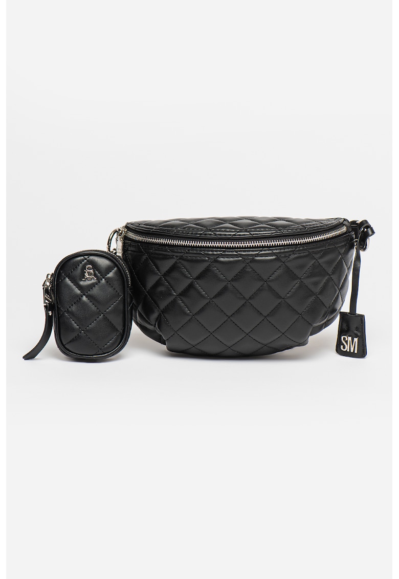 Steve Madden Конвертируема чанта Posses с капитониран дизайн за Жени Steve Madden Конвертируема чанта Posses с капитониран дизайн за Жени