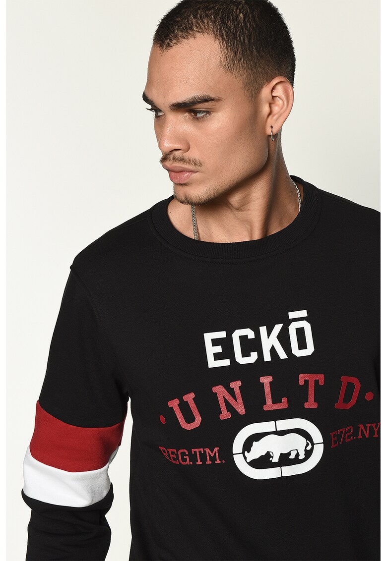 Суитшърт Dante с овално деколте и лого Ecko
