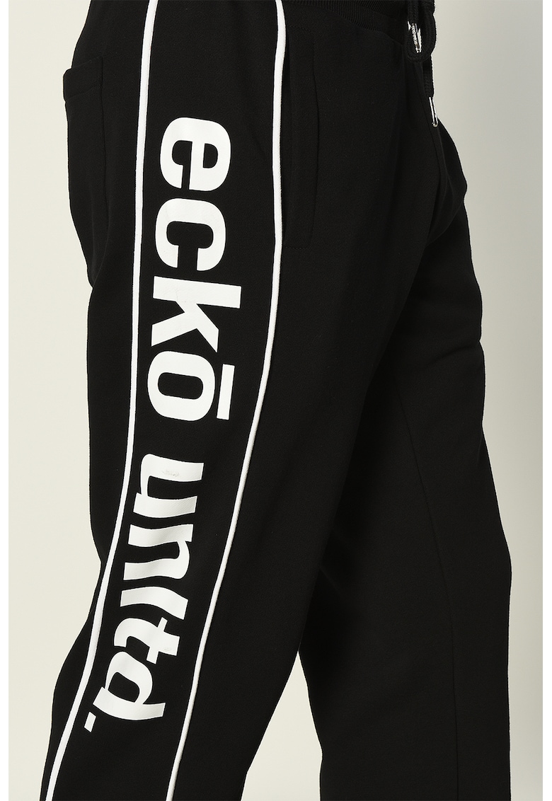 Pantaloni sport cu imprimeu logo Stuart Ecko barbati