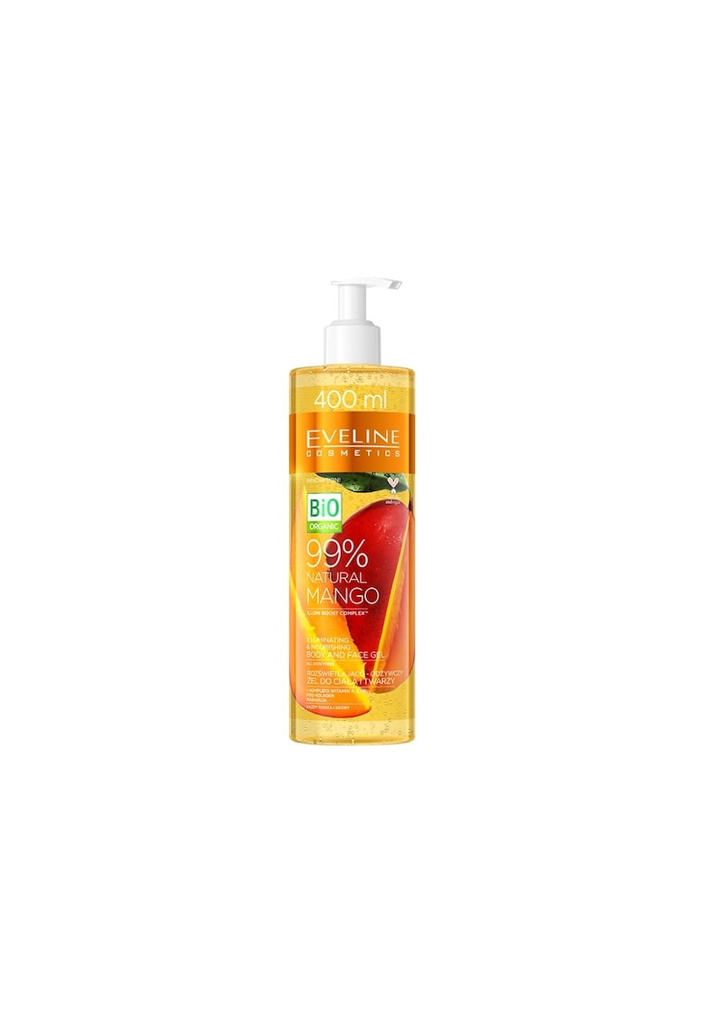 Gel pentru fata si corp -  Bio Organic - 99% Natural Mango - 400 ml