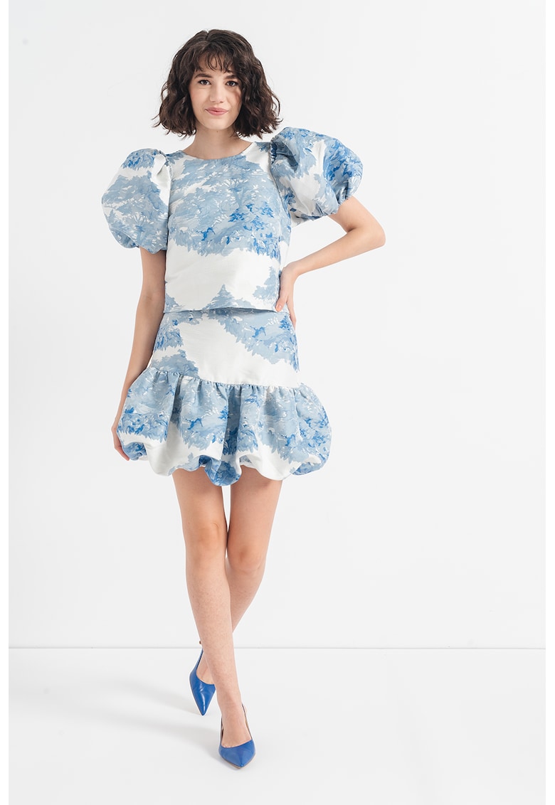 Ted Baker Флорална блуза Ivria с бухнали ръкави за Жени Ted Baker Флорална блуза Ivria с бухнали ръкави за Жени