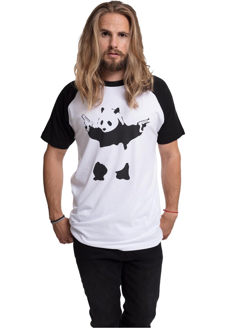 Tricou cu imprimeu Panda fashiondays.ro  Imbracaminte
