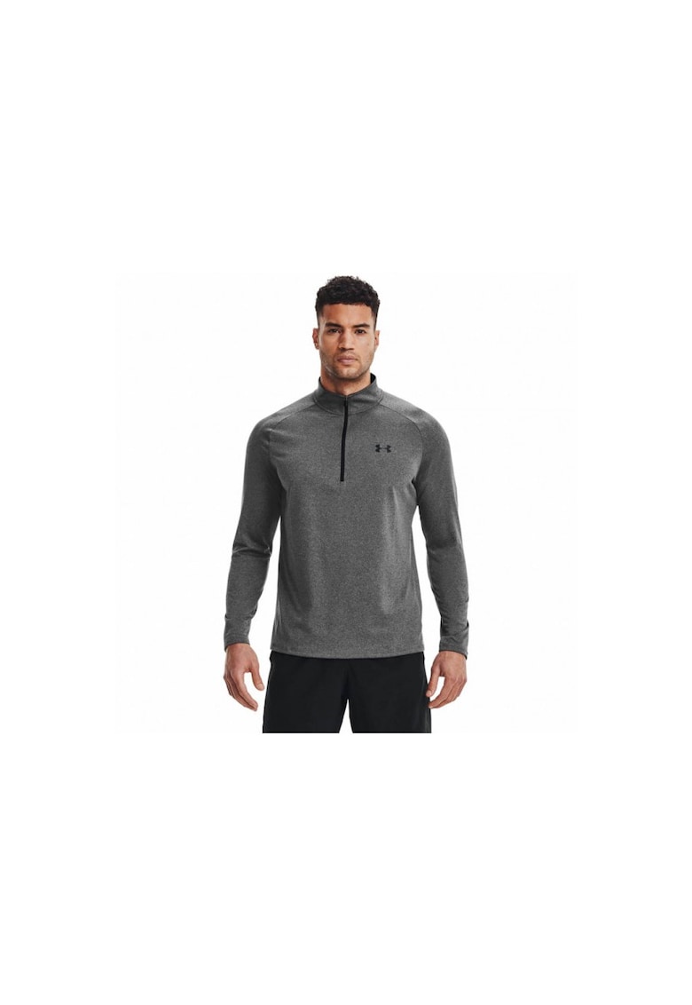 Bluza cu fermoar scurt Tech 2.0 - Poliester - Gri