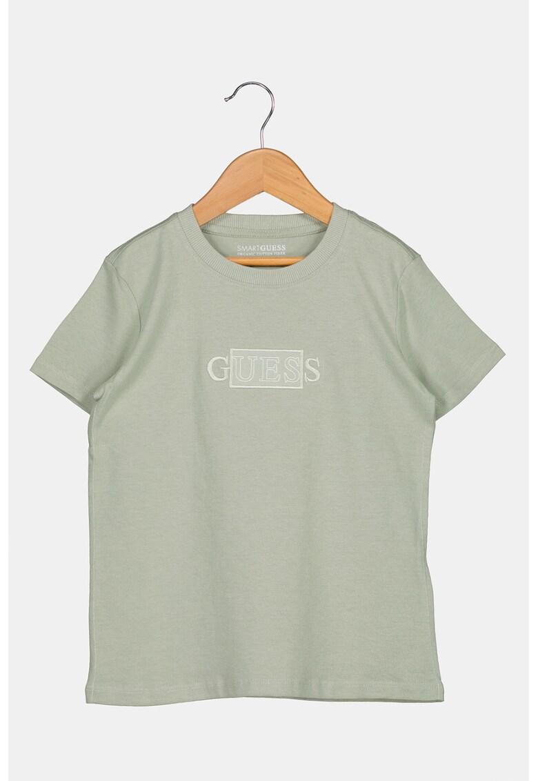 Памучна тениска с лого GUESS JEANS