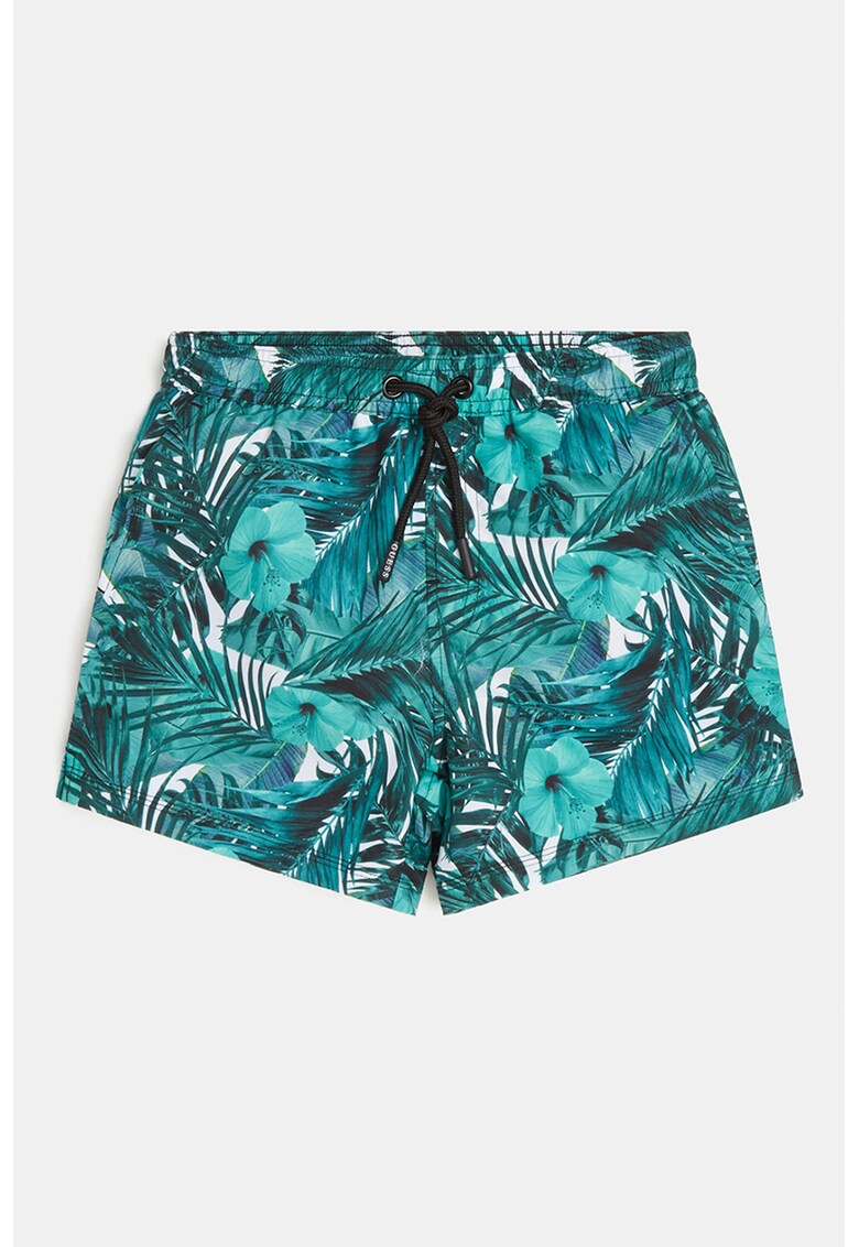 Pantaloni scurti de baie cu imprimeu tropical fashiondays.ro  Costume de baie