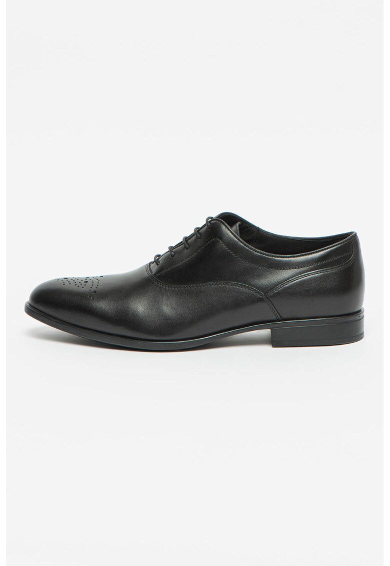 Pantofi din piele cu detalii texturate Iacopo fashiondays.ro
