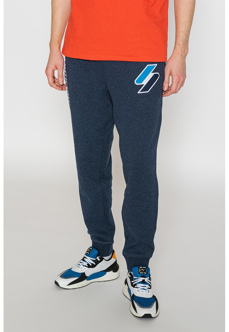 Pantaloni sport cu logo SUPERDRY fashiondays.ro