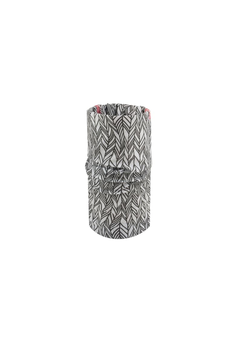Bandana Irr Lines - Alb/Negru