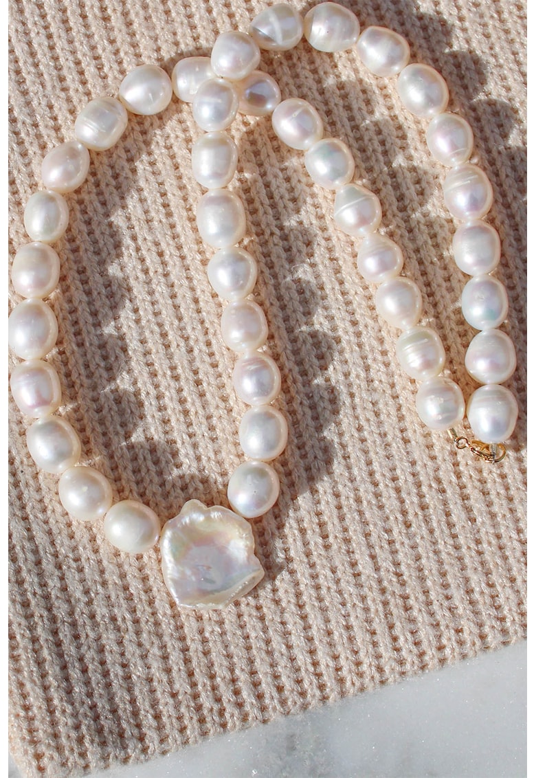 Colier din perle naturale de cultura Atelier Devi Reduceri si Transport Gratuit Atelier Devi imagine noua