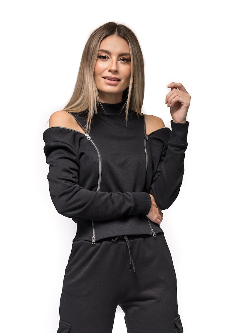 Bluza sport cu fermoare Taya