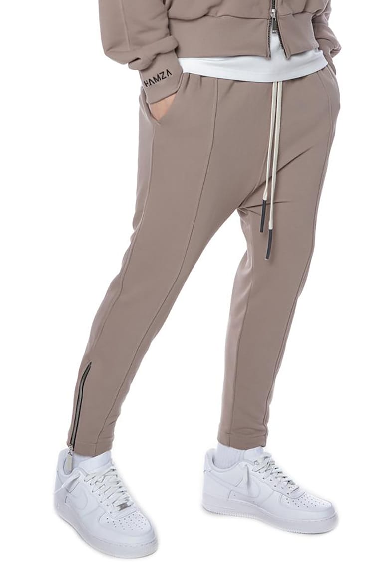 Pantaloni sport cu slituri cu fermoar pe glezna Immortal fashiondays imagine noua