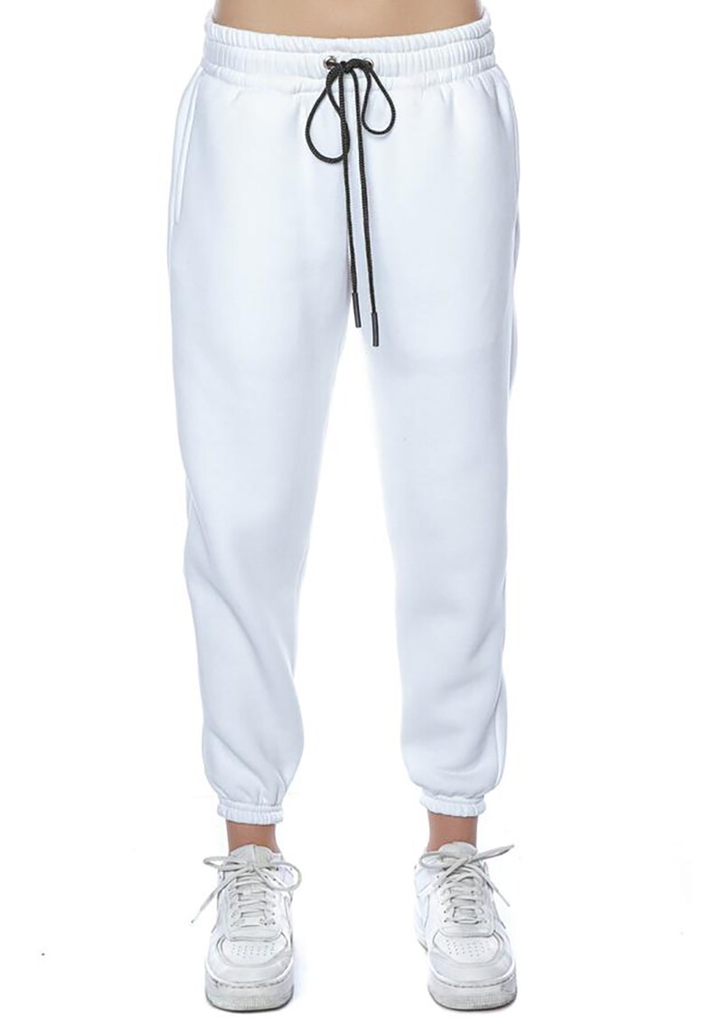 Pantaloni sport conici cu snur in talie Polar fashiondays imagine noua