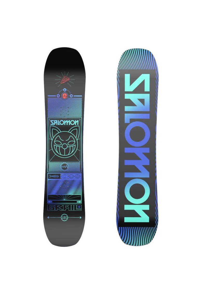 Placa snowboard GRAIL - pentru copii - negru-albastru