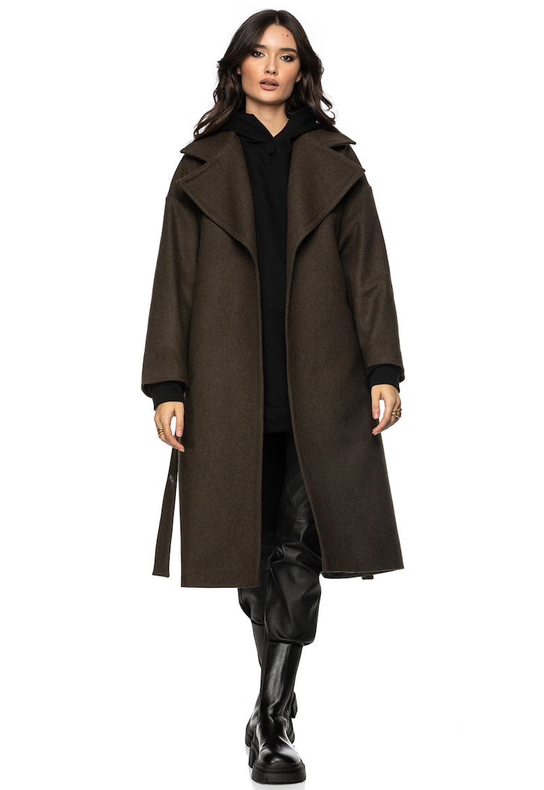 Palton supradimensionat din lana Alyona fashiondays.ro imagine reduss.ro 2022