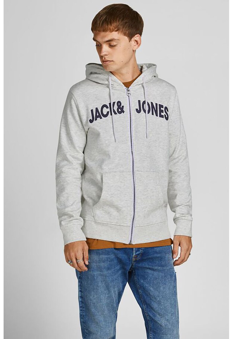 Худи Navy с цип Jack Jones