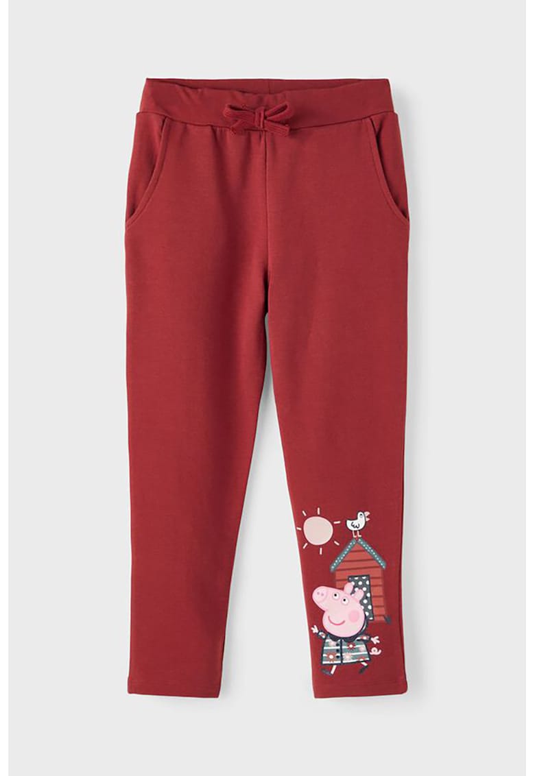 Pantaloni sport cu imprimeu Peppa Pig NAME IT fashiondays.ro