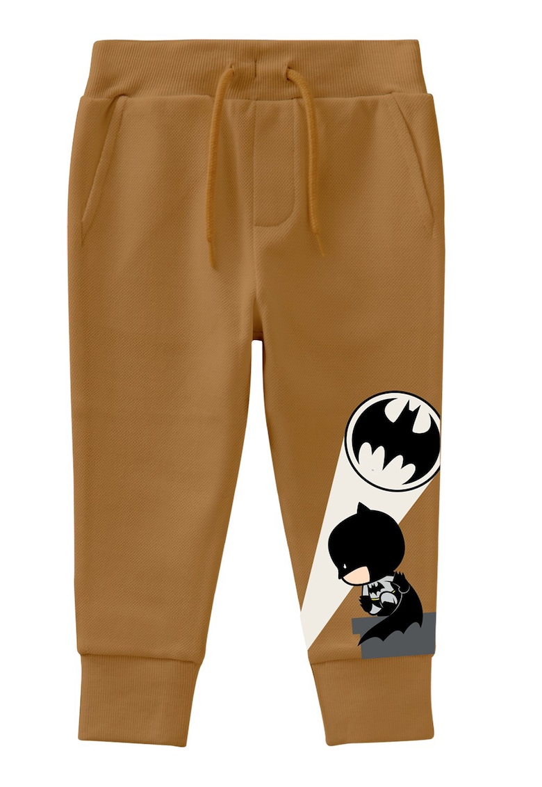 Pantaloni sport din amestec de bumbac organic cu Batman