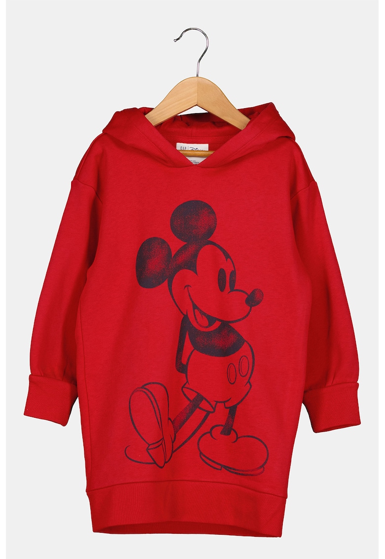 Rochie-hanorac cu imprimeu Mickey Mouse