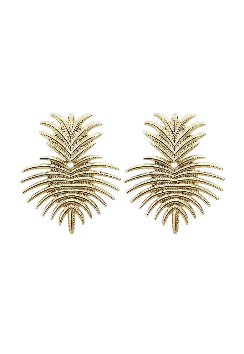 Cercei aurii - forma de frunza - Adalia C4 -