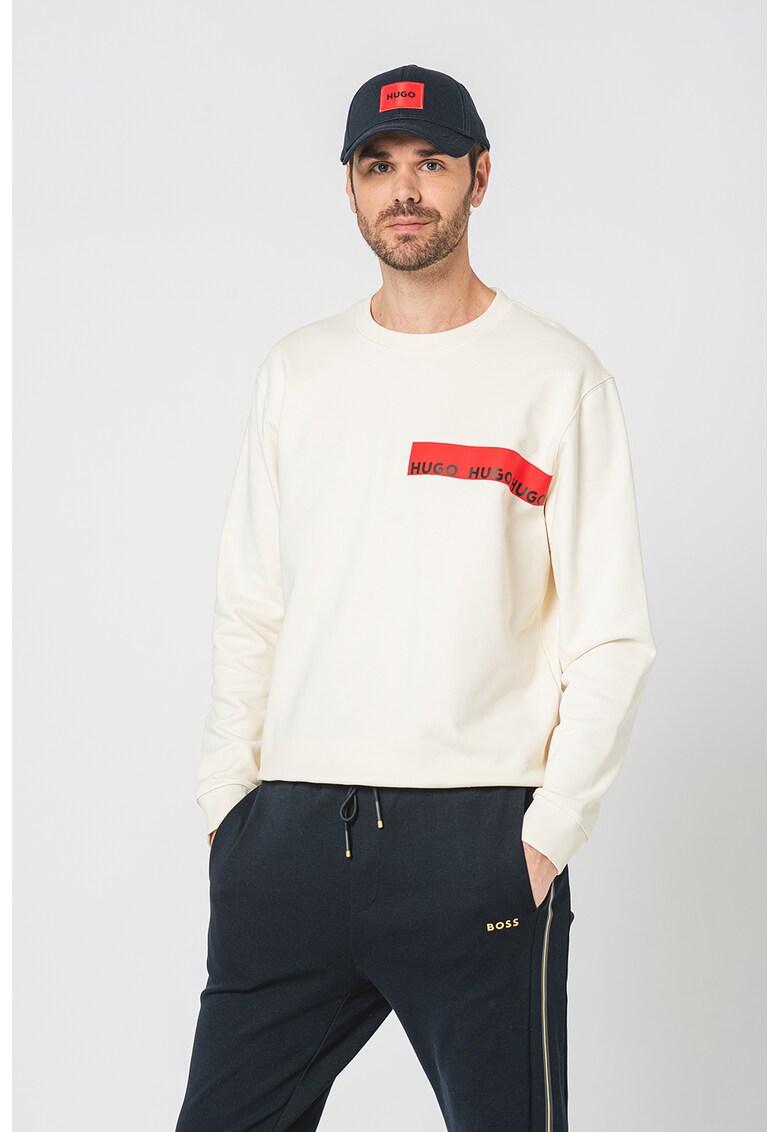 Bluza sport de bumbac cu imprimeu logo Dranach fashiondays.ro imagine 2022 reducere
