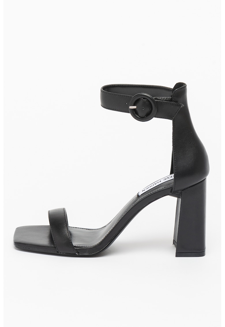 Steve Madden Кожени сандали Riveting с масивен ток за Жени Steve Madden Кожени сандали Riveting с масивен ток за Жени