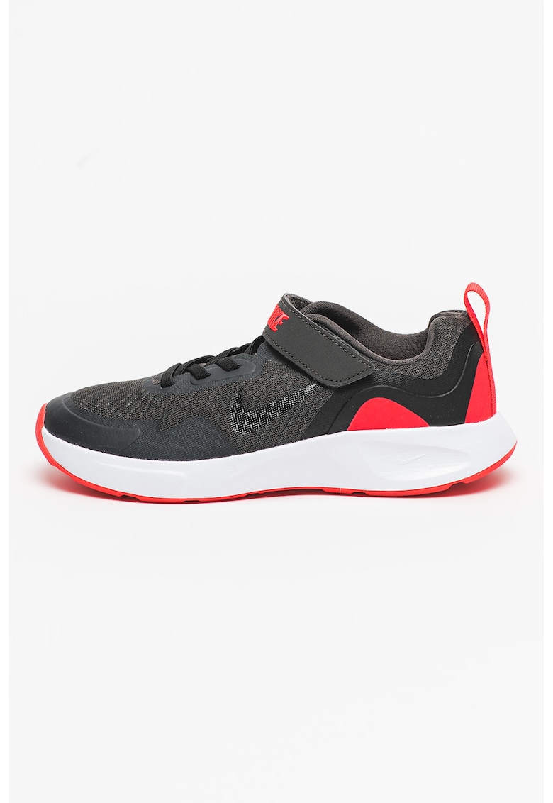 Pantofi sport cu banda velcro WearAllDay - Roz aprins/Gri inchis