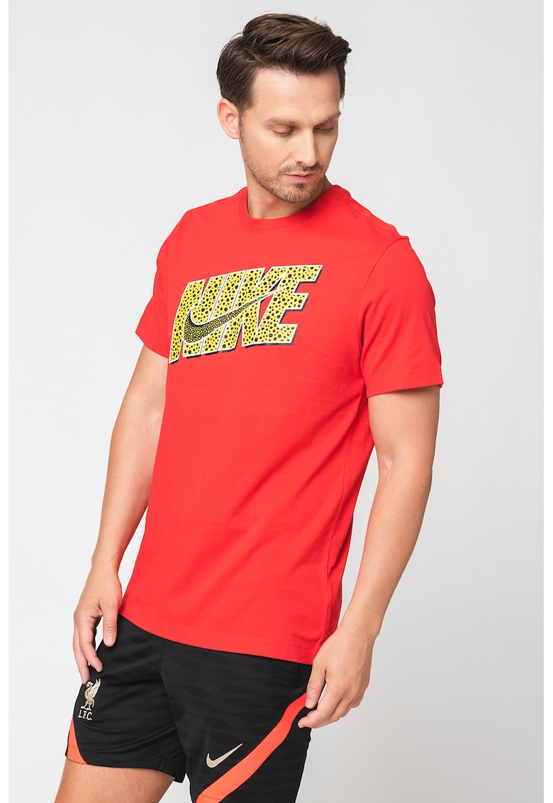 Tricou cu imprimeu logo Sportswear Swoosh - Rosu