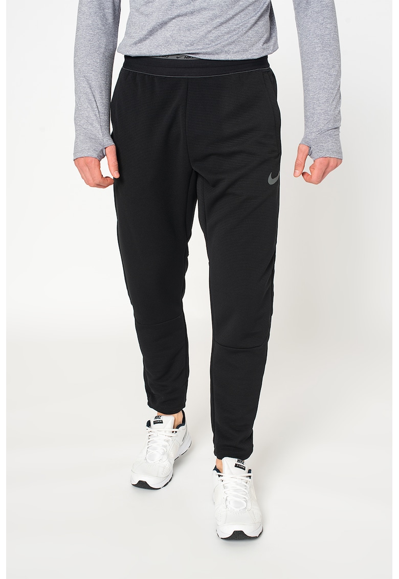 Pantaloni cu logo si tehnologie Dri-FIT pentru fitness Pro