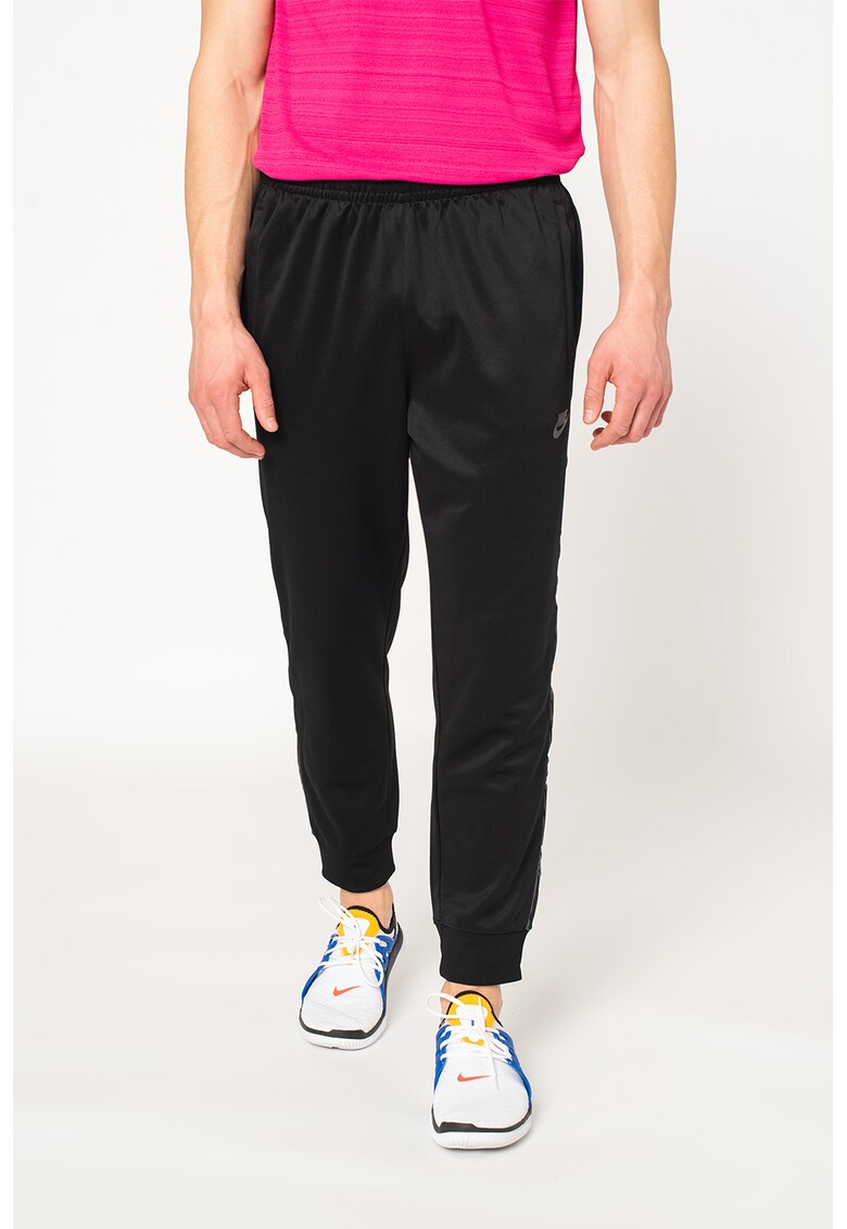 Pantaloni de trening cu banda logo laterala Repeat