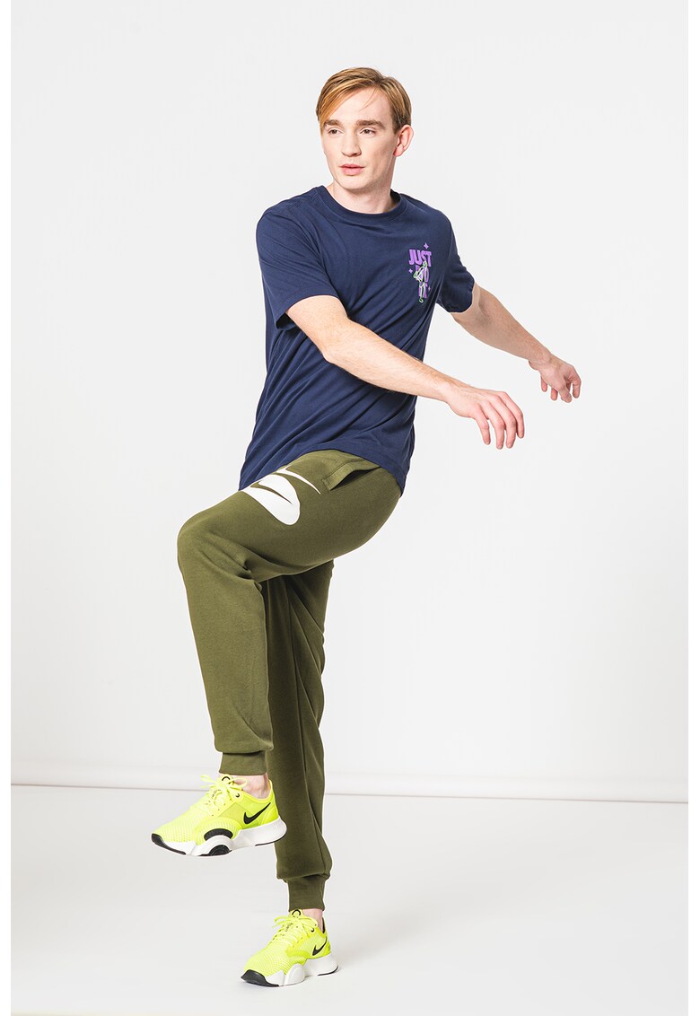 Pantaloni sport cu imprimeu logo contrastant fashiondays.ro imagine 2022 reducere