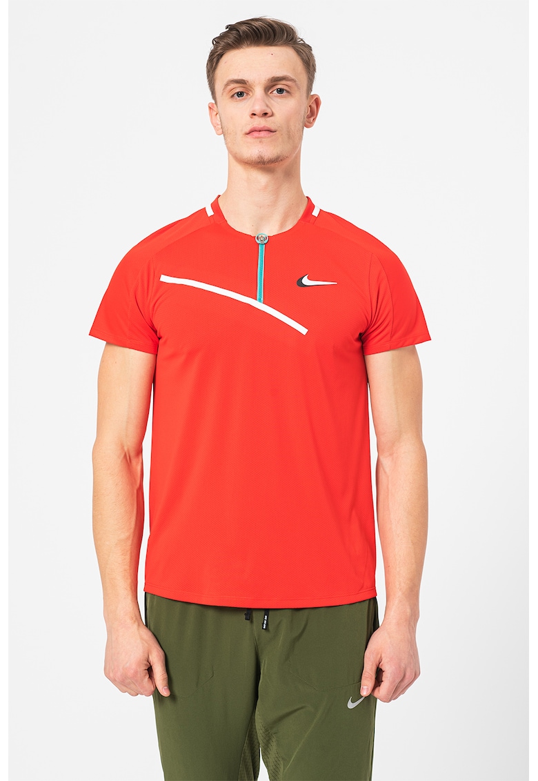 Tricou cu tehnologie Dri-Fit si logo – pentru tenis Slam fashiondays.ro imagine 2022 reducere