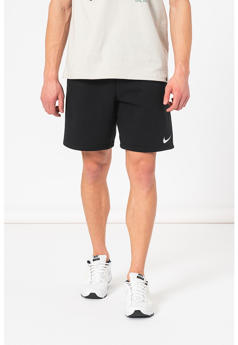 Pantaloni scurti cu buzunare laterale si logo pentru fotbal