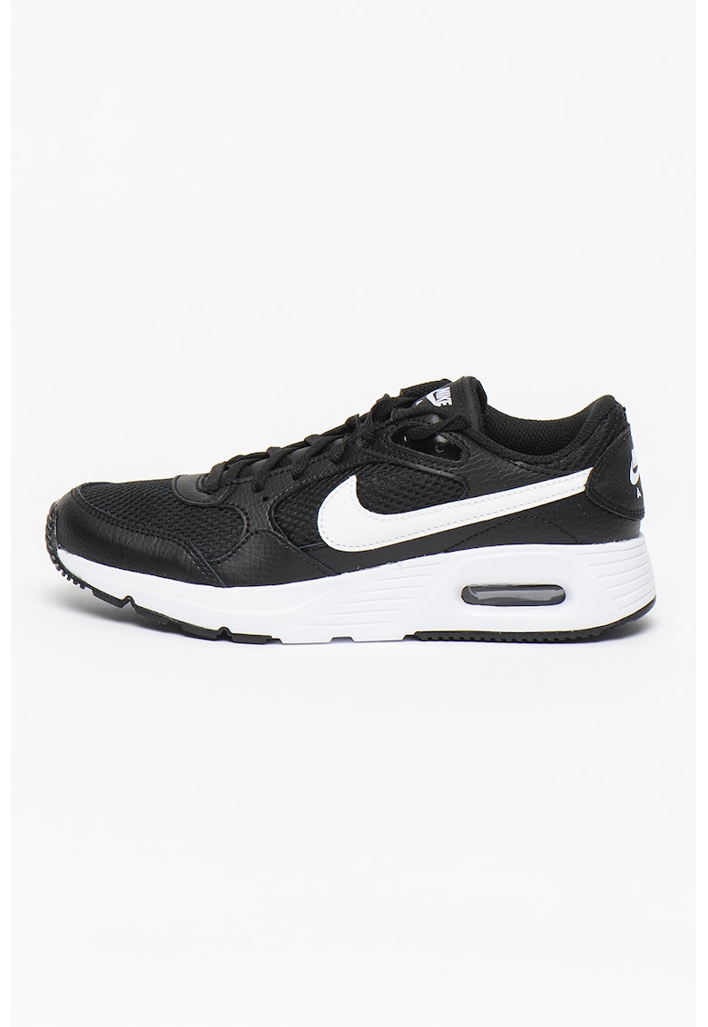 Pantofi sport cu garnituri din piele Air Max SC - Alb/Negru