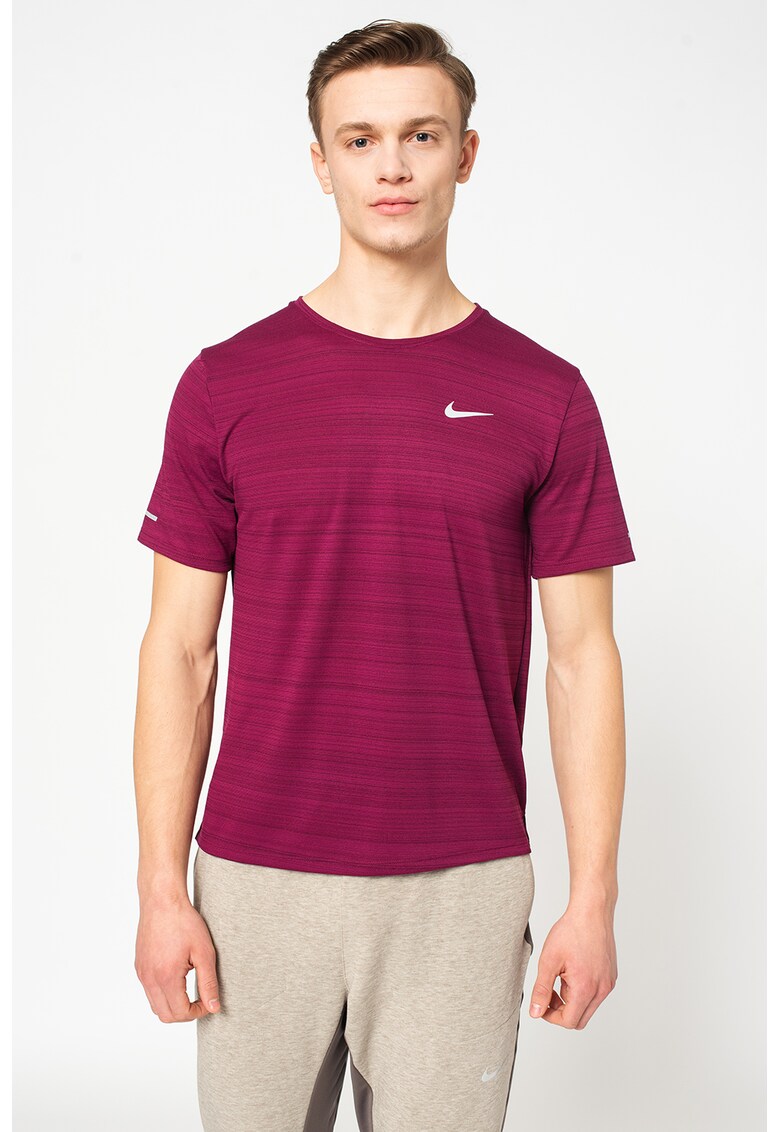 Тениска за бягане Miler с овално деколте и Dri-FIT Nike