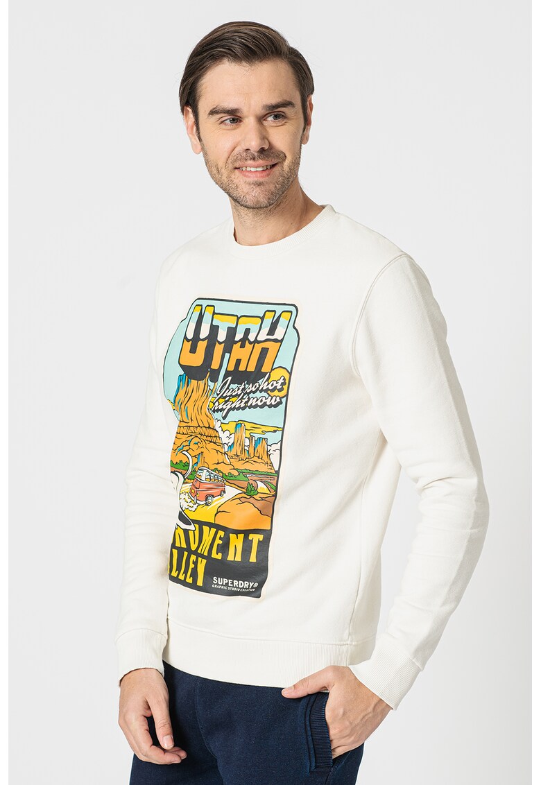 Суитшърт Heritage Mountain с уголемено лого SUPERDRY