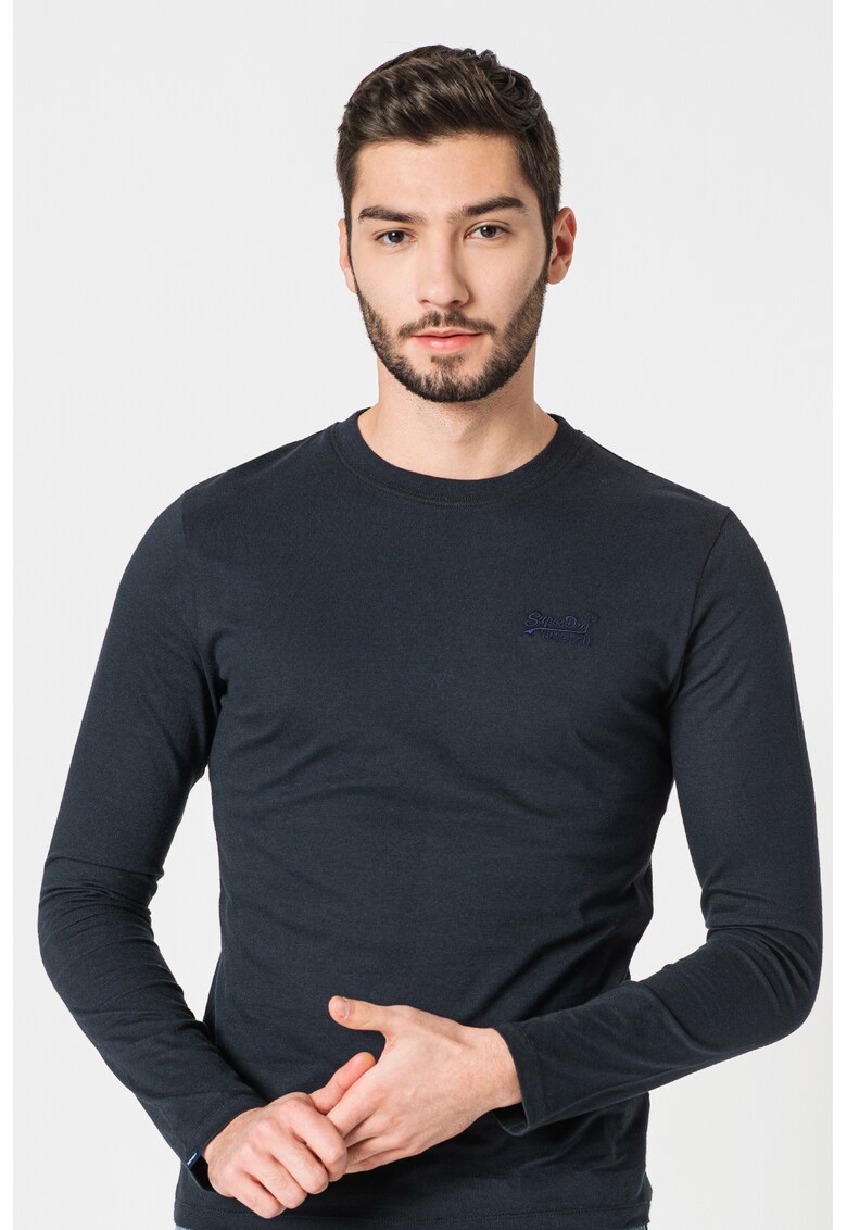 Памучна блуза Vintage с лого SUPERDRY