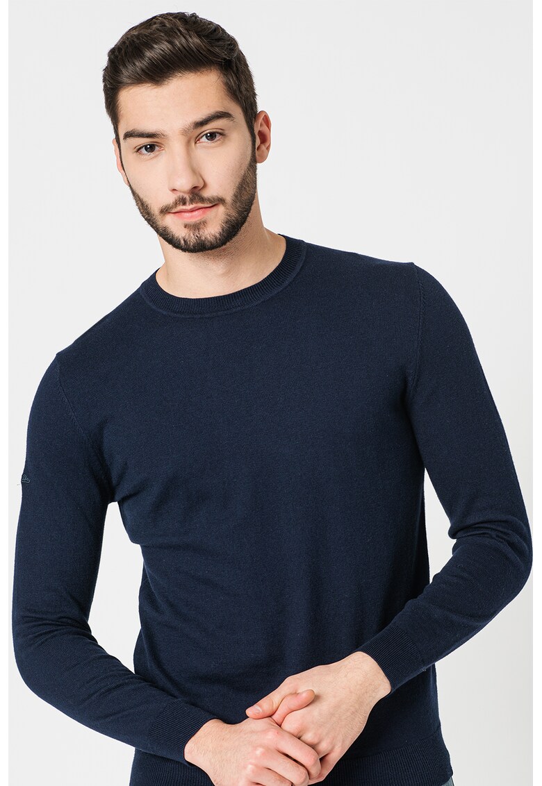 Пуловер Vintage с овално деколте SUPERDRY