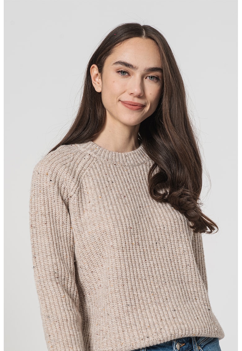 Пуловер с вълна с ръкави реглан SUPERDRY