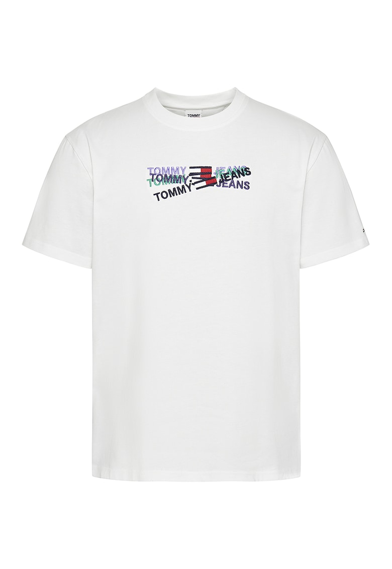 Тениска с органичен памук и лого Tommy Jeans
