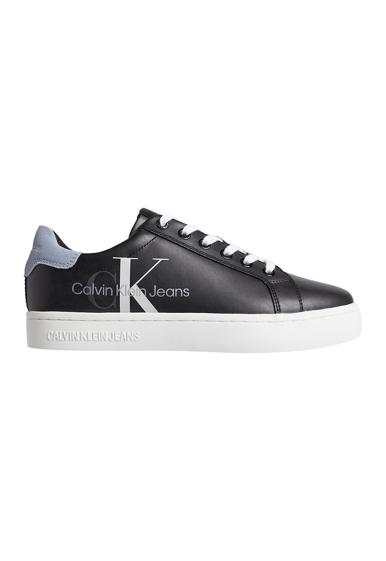 Pantofi sport de piele cu logo CALVIN KLEIN JEANS imagine noua