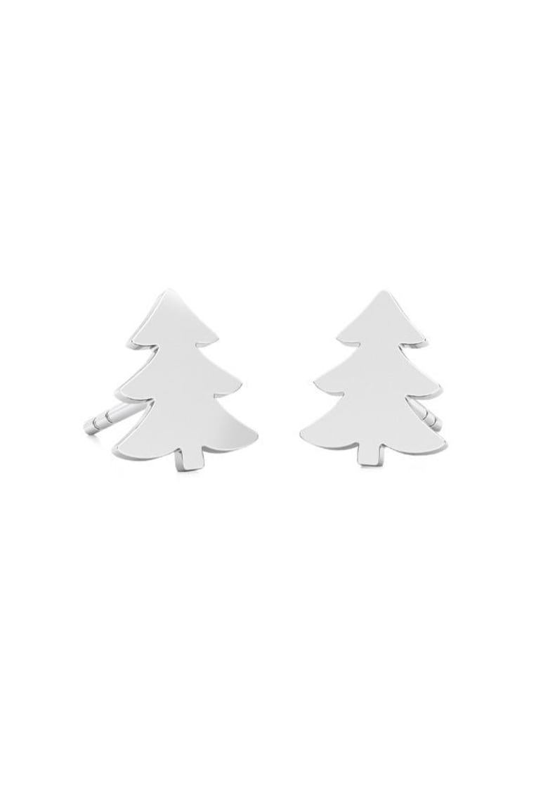 Cercei Argint 925 placat cu rodiu Xmas Tree Surub