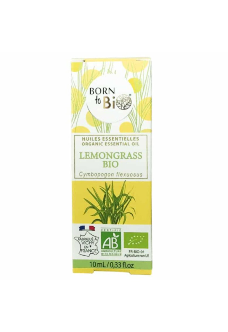 Ulei esential de lemongrass /cymbo pogon flexuosus bio - 10 ml