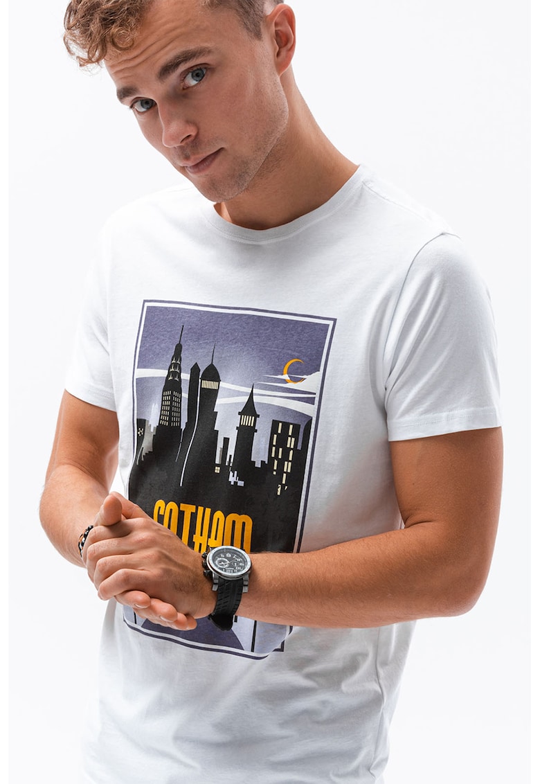 Tricou de bumbac cu imprimeu - gotham