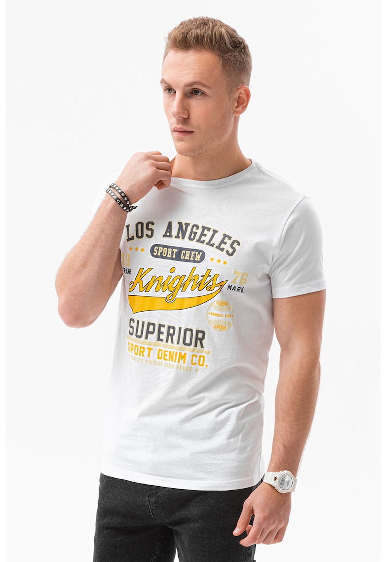 Tricou de bumbac cu imprimeu - Knights
