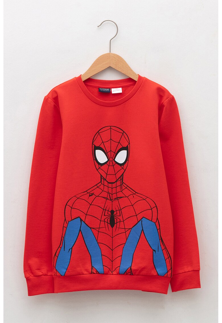 Bluza sport cu imprimeu Spiderman