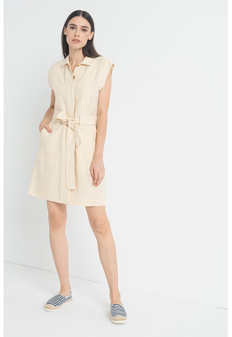 Rochie din amestec de lyocell cu un cordon